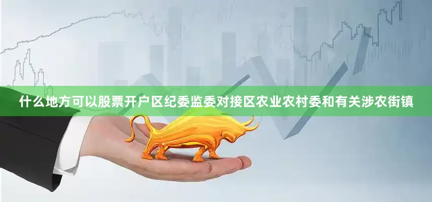 什么地方可以股票开户区纪委监委对接区农业农村委和有关涉农街镇