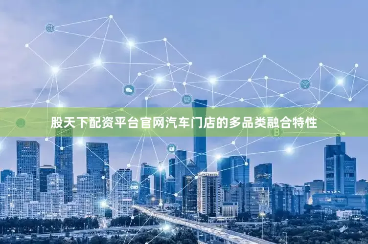 股天下配资平台官网汽车门店的多品类融合特性