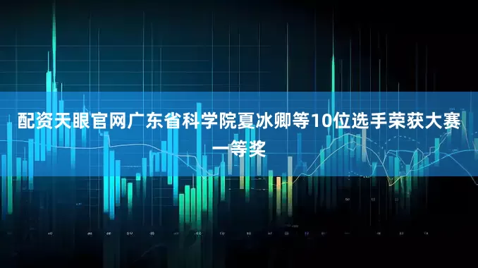 配资天眼官网广东省科学院夏冰卿等10位选手荣获大赛一等奖